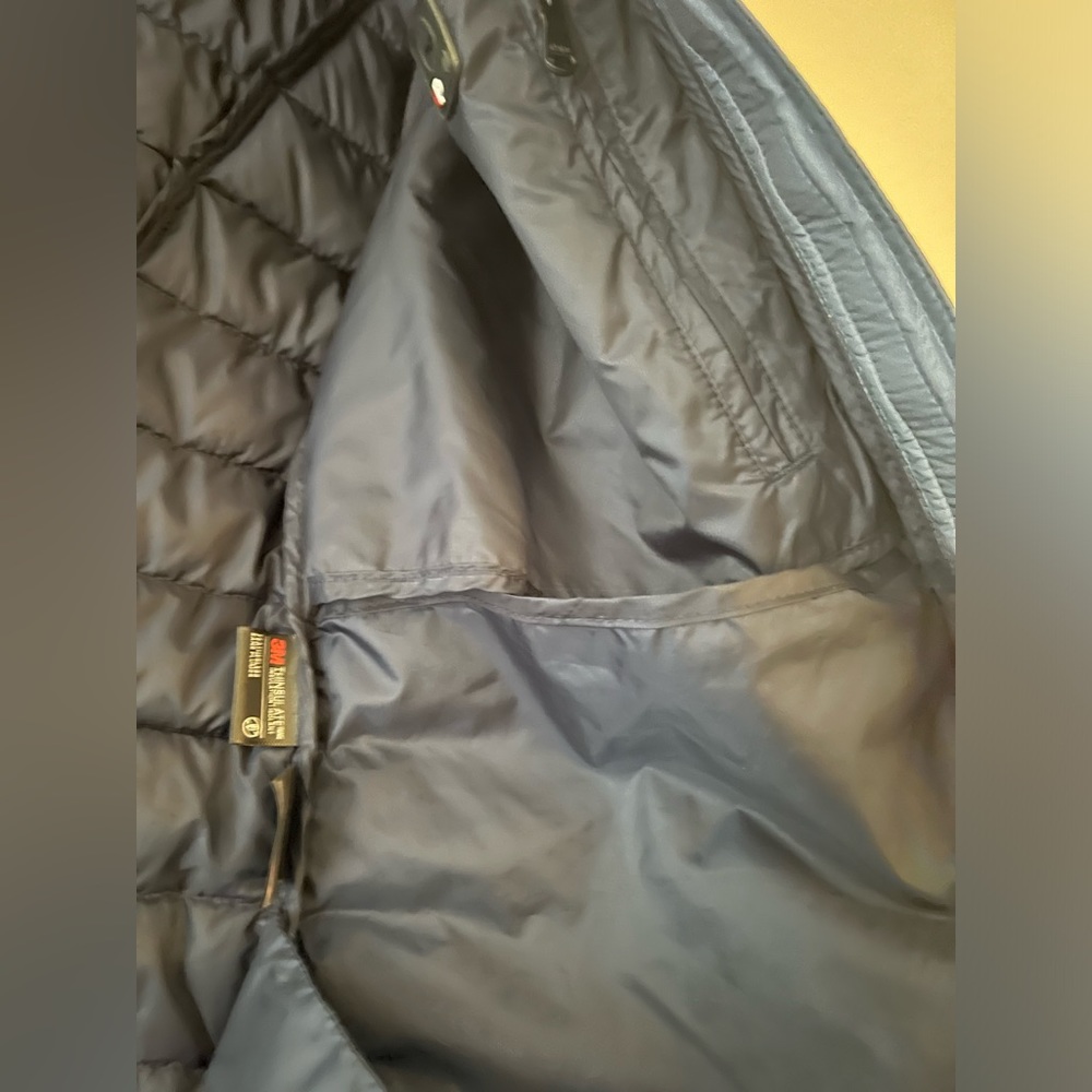 Blue Ombr Packable Puffer Jacket - image 6